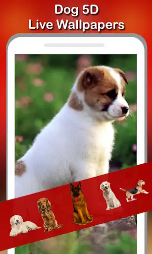 Play 5D Cute Puppies Live Wallpaper as an online game 5D Cute Puppies Live Wallpaper with UptoPlay