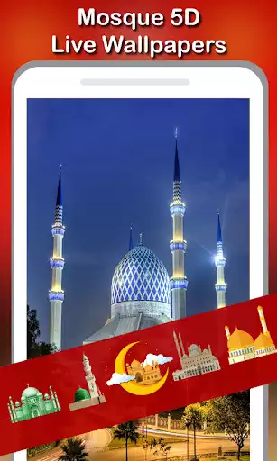 Play 5D Mosque Live Wallpaper as an online game 5D Mosque Live Wallpaper with UptoPlay
