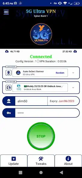 Play 5G Ultra VPN as an online game 5G Ultra VPN with UptoPlay