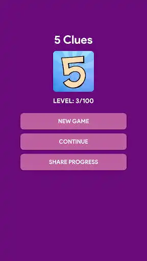 Play 5 Main Clues 1 Word as an online game 5 Main Clues 1 Word with UptoPlay