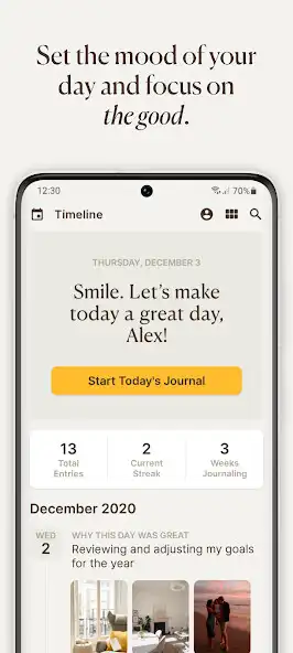 Play 5 Minute Journal as an online game 5 Minute Journal with UptoPlay