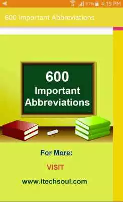 Play 600 Important Abbreviations