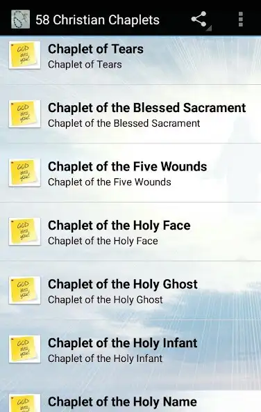 Play 60 Christian Chaplets as an online game 60 Christian Chaplets with UptoPlay