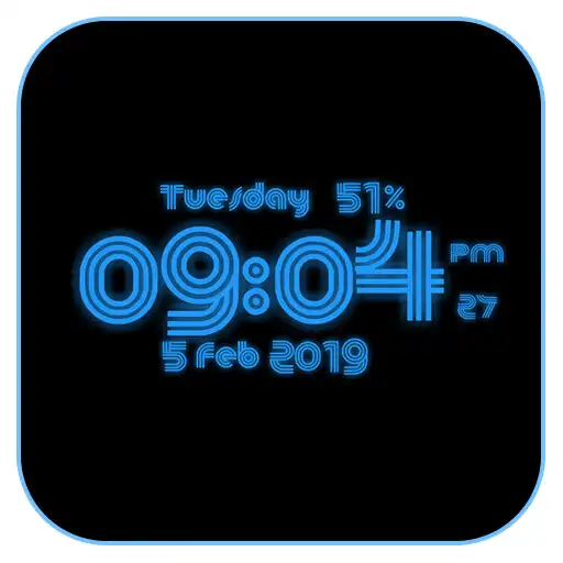Play 60s Digital Clock Lwp APK