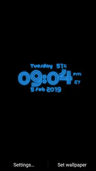 Play 60s Digital Clock Lwp  and enjoy 60s Digital Clock Lwp with UptoPlay