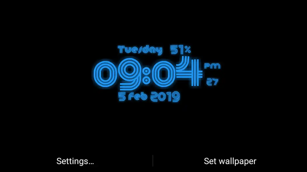Play 60s Digital Clock Lwp as an online game 60s Digital Clock Lwp with UptoPlay