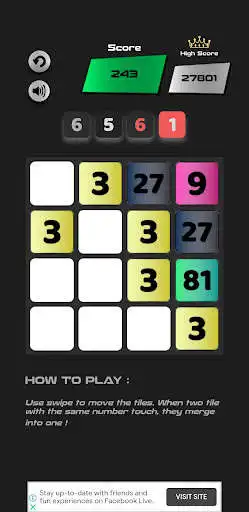 Play 6561 as an online game 6561 with UptoPlay