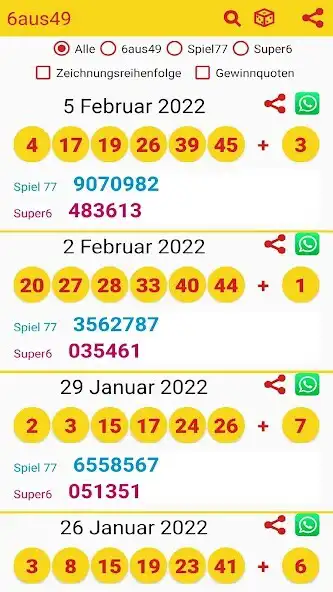 Play 6aus49 Lotto Results  and enjoy 6aus49 Lotto Results with UptoPlay