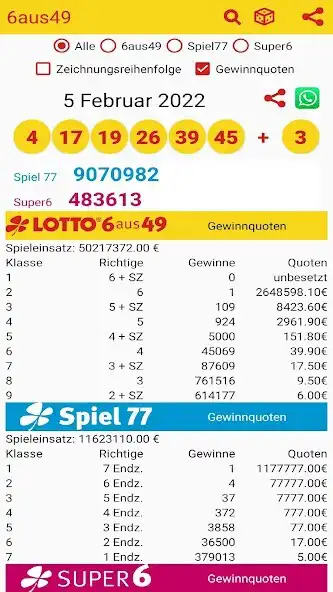 Play 6aus49 Lotto Results as an online game 6aus49 Lotto Results with UptoPlay