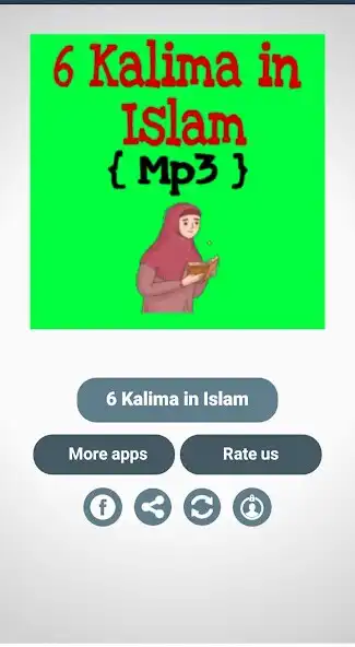 Play 6 Kalima in Islam - Audio as an online game 6 Kalima in Islam - Audio with UptoPlay