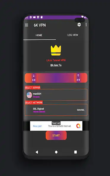 Play 6K Tunnel VPN ( SSH/ SSL/ WS ) as an online game 6K Tunnel VPN ( SSH/ SSL/ WS ) with UptoPlay