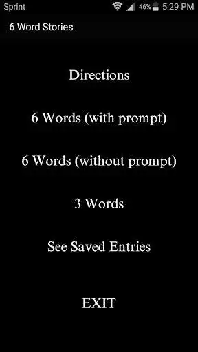 Play 6 Word Stories as an online game 6 Word Stories with UptoPlay