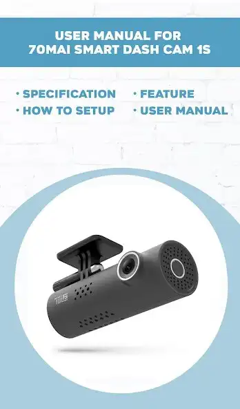 Play 70mai Smart Dash Cam 1S guide  and enjoy 70mai Smart Dash Cam 1S guide with UptoPlay
