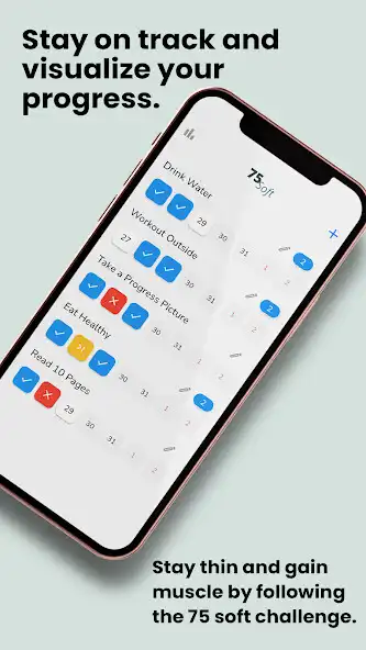 Play 75 Soft Challenge Easy Tracker as an online game 75 Soft Challenge Easy Tracker with UptoPlay