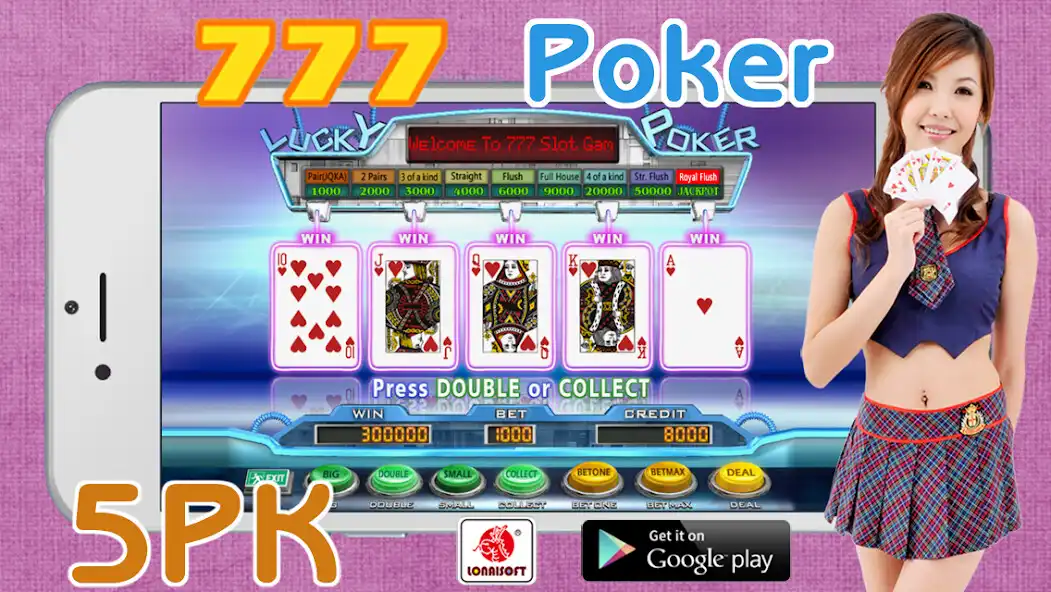 Play 777 Poker 5PK Slot Machine  and enjoy 777 Poker 5PK Slot Machine with UptoPlay