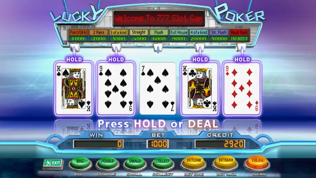 Play 777 Poker 5PK Slot Machine as an online game 777 Poker 5PK Slot Machine with UptoPlay