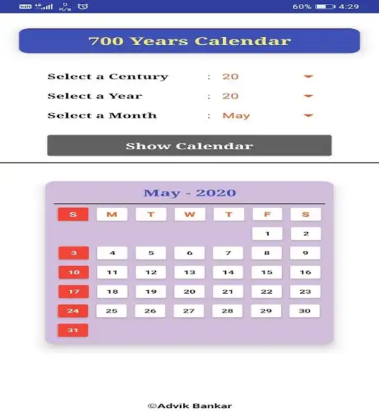 Play 7C Calendar  and enjoy 7C Calendar with UptoPlay