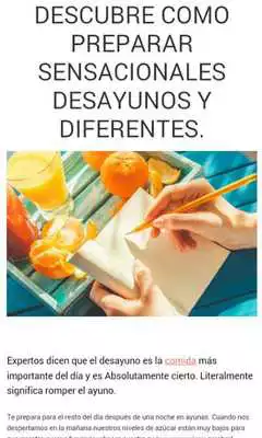 Play 7 Desayunos Saludables