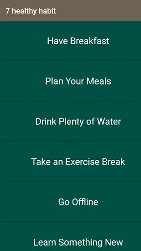 Play 7 healthy habit for healthy life  and enjoy 7 healthy habit for healthy life with UptoPlay