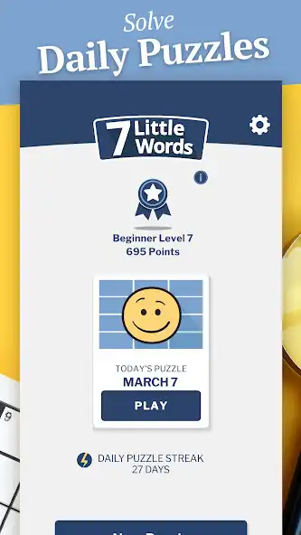 Play 7 Little Words  and enjoy 7 Little Words with UptoPlay