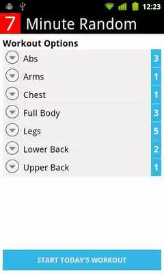 Play 7 Minute Random Workout
