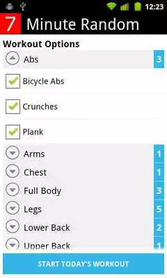 Play 7 Minute Random Workout