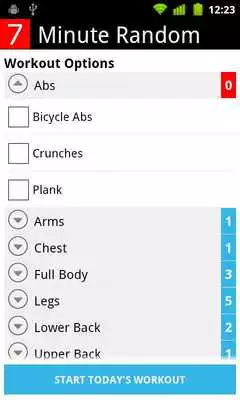 Play 7 Minute Random Workout