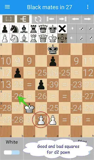 Play 7-piece chess endgame training as an online game 7-piece chess endgame training with UptoPlay