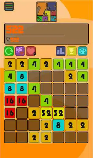 Play 7 Square - Number Merge Puzzle as an online game 7 Square - Number Merge Puzzle with UptoPlay