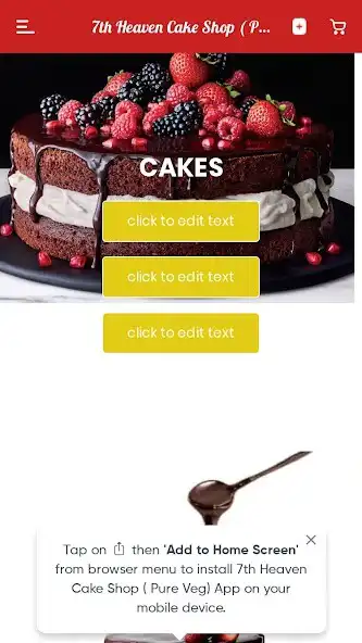 Play 7th Heaven Cake Shop ( Pure Ve as an online game 7th Heaven Cake Shop ( Pure Ve with UptoPlay