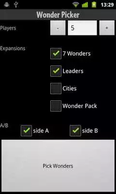 Play 7 Wonders: Wonder Picker