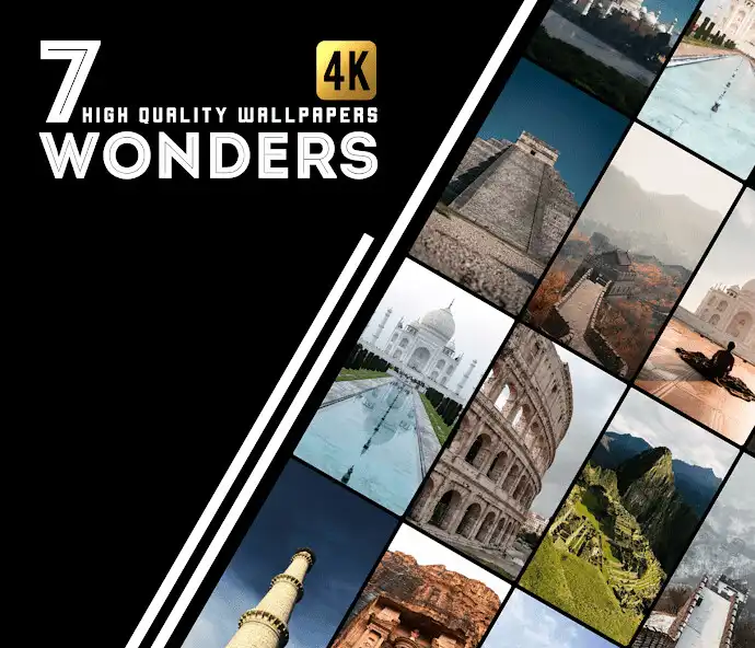 Play 7 Wonder Wallpapers in HD, 4K  and enjoy 7 Wonder Wallpapers in HD, 4K with UptoPlay