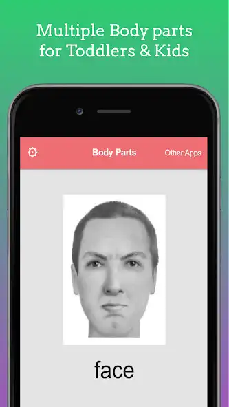 Play 80 languages Kids body parts learning game  audio as an online game 80 languages Kids body parts learning game  audio with UptoPlay