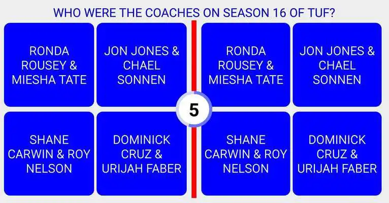 Play 8amBeerPong Trivia: UFC