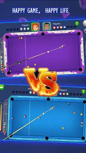 Play 8 Ball Billiards: Pool Game as an online game 8 Ball Billiards: Pool Game with UptoPlay