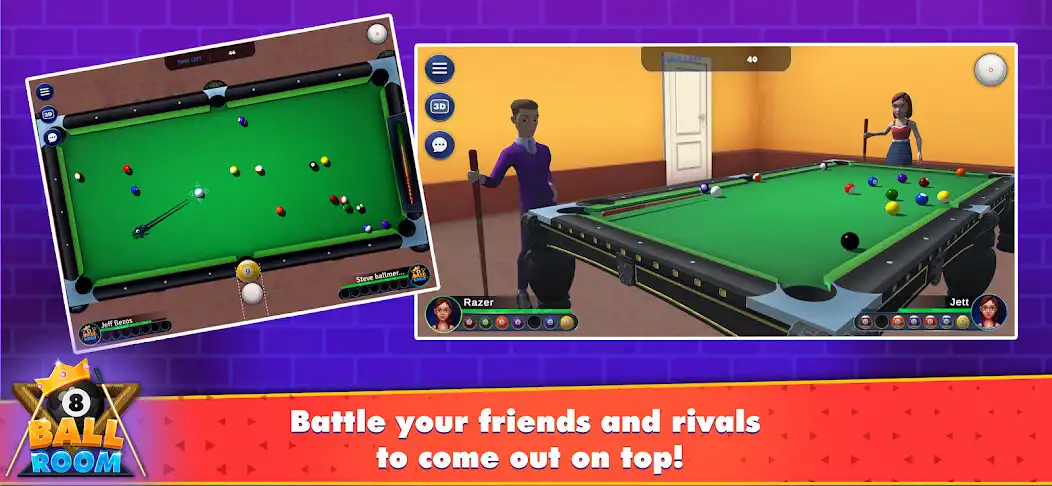 Play 8 Ball Room as an online game 8 Ball Room with UptoPlay