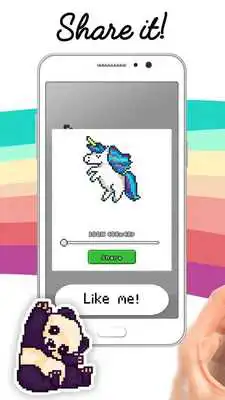 Play 8bit Art - Color by number