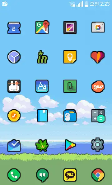 Play 8-BIT OUTLINED Icon Theme  and enjoy 8-BIT OUTLINED Icon Theme with UptoPlay