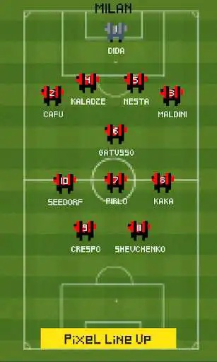 Play APK 8bits Line Up Football  and enjoy 8bits Line Up Football with UptoPlay com.ChapasGames.PixelLineUp