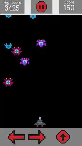 Play 8Bit Space Shooter as an online game 8Bit Space Shooter with UptoPlay