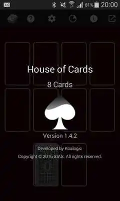 Play 8 Cards Solitaire