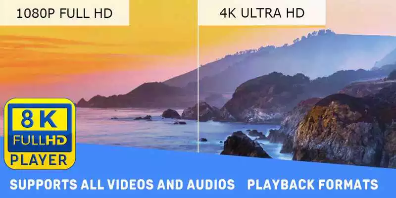 Play 8k Ultra Hd Video Player - 16K 32K UHD Video Play