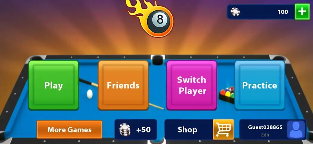 Play 8 Pool - 8 Ball Game as an online game 8 Pool - 8 Ball Game with UptoPlay