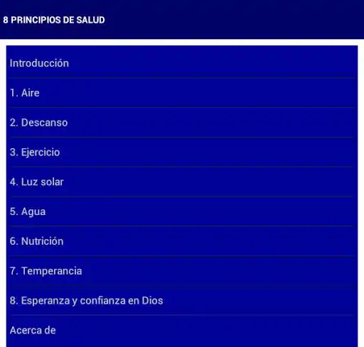 Play 8 PRINCIPIOS DE SALUD as an online game 8 PRINCIPIOS DE SALUD with UptoPlay