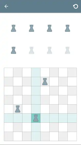 Play 8 Queens - Classic Chess Puzzle Game as an online game 8 Queens - Classic Chess Puzzle Game with UptoPlay