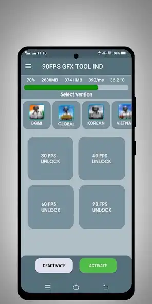 Play 90FPS GFX TOOL IND as an online game 90FPS GFX TOOL IND with UptoPlay