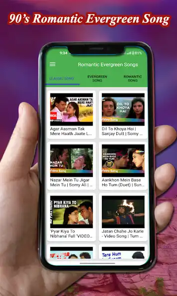 Play 90s Romantic Evergreen Songs as an online game 90s Romantic Evergreen Songs with UptoPlay