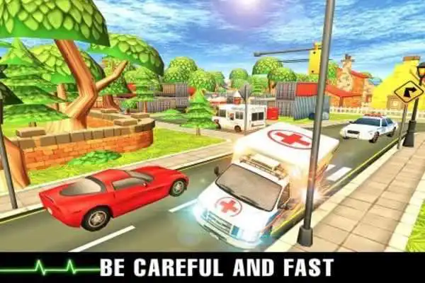 Play 911 Ambulance Emergency Rescue: City Ambulance Sim