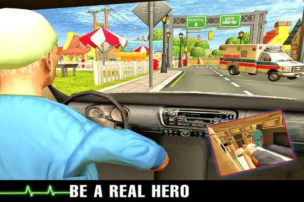 Play 911 Ambulance Emergency Rescue: City Ambulance Sim