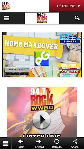 Play 947 The HOG WWBD-FM  and enjoy 947 The HOG WWBD-FM with UptoPlay